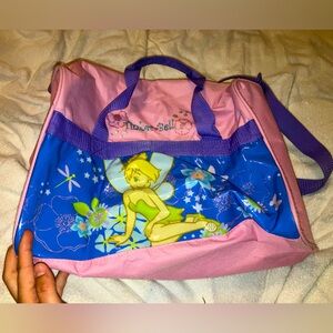 Vintage Disney Tinker Bell Duffle Bag